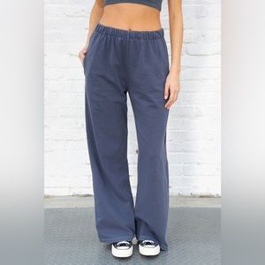 blue anastasia sweatpants NWOT